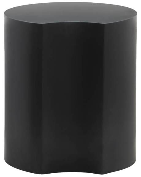 Meridian Furniture Dimple Matte Black 20" End Table-1