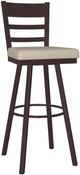 Amisco Customizable Owen Swivel Spectator Stool-0
