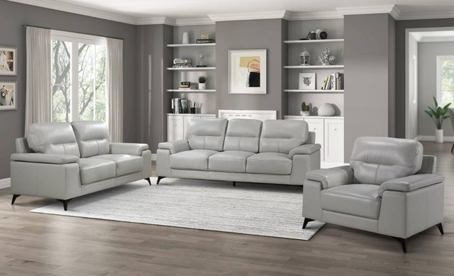 Homelegance® Mischa Silver Gray Chair-1