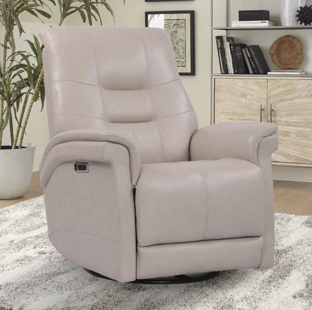 Parker House® Carnegie Verona Linen Swivel Glider Power Recliner-2