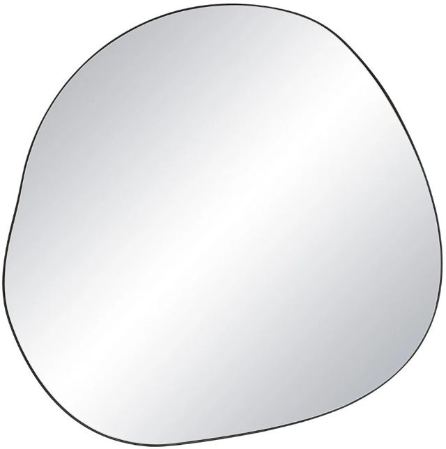 Renwil® Dolly Matte Black Accent Mirror-0