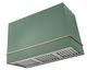 AGA Loge 36" Stone Blue Wall Mounted Range Hood with Brushed Brass Trim-0