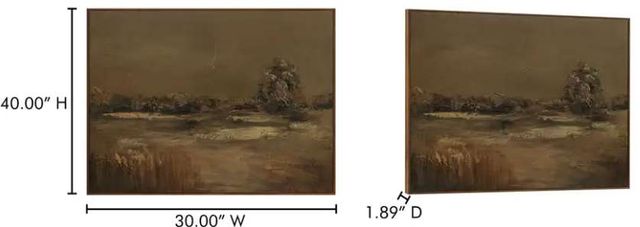 Moe's Home Collection Ode Framed Painting-3