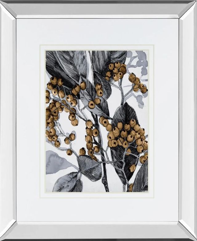 Classy Art Holly Shadow II by Emma Caroline Mirror Framed Wall Art-0