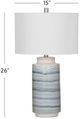 Bassett Mirror Brizi Blue/Cream Table Lamp-3