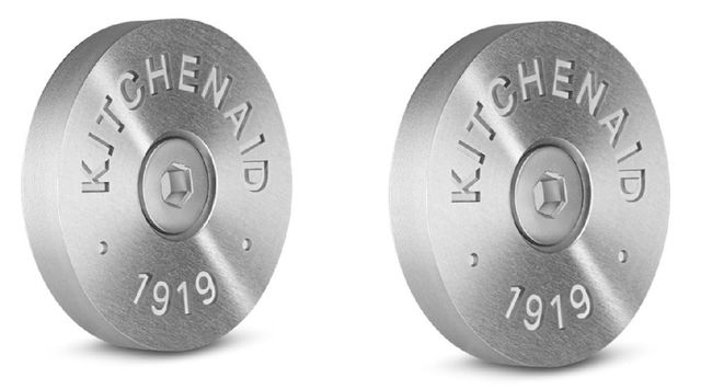 KitchenAid® Commercial Style Silver Range Handle Medallion Kit-0