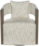 Hooker® Furniture CC Calloway Peak Daphne Parchment-Mink Swivel Chair-1