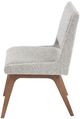 Olliix by INK+IVY Light Grey Set of 2 Boomerang Dining Chairs-2