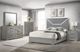Coaster® Ives Gray High Gloss King Panel Bed-3