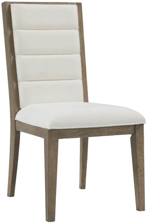 Riverside Furniture Pasadena 2-Piece Casual Taupe/White Upholstered Dining Side Chair Set-1