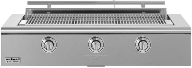 Caliber™ Rockwell Social 3-Burner Stainless Steel Built-In Liquid Propane Grill with Chrome Hardware-0