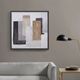 Olliix by Martha Stewart Remnants Neutral Abstract Embellished Framed Canvas-5