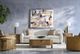 Fairfield® Veneto 2-Piece White Nesting Table with Antique Gold Base-1