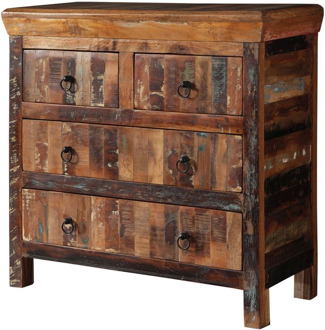 Coaster® Harper Reclaimed Wood 4-Drawer Accent Cabinet-0