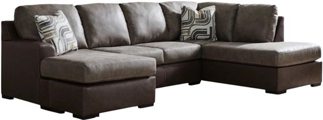 Signature Design by Ashley® Castille Way 2-Piece Fossil U-Shape Sleeper Sectional and Chaise-0
