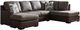 Signature Design by Ashley® Castille Way 2-Piece Fossil U-Shape Sleeper Sectional and Chaise-0