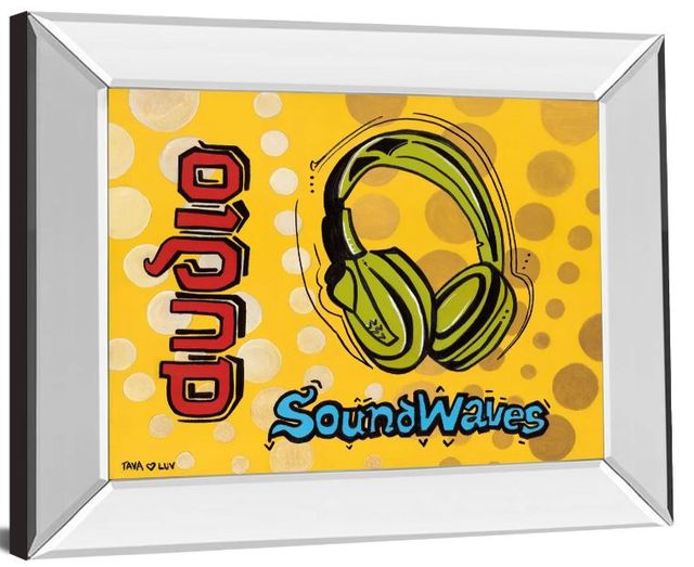 Classy Art Audio by Tava Luv Mirror Framed Wall Art-1
