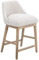 International Furniture Direct Emma White Bar Stool-0