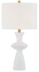 Forty West Jayden White Table Lamp-0