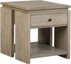 Magnussen Home® Conrad Stone Harbor Grey Rectangular End Table-0