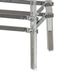 Furniture of America® Trofa Glass Top End Table with Chrome Base -4