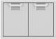 Aspire By Hestan® AEAD Series 30" Steeletto Double Access Doors-0