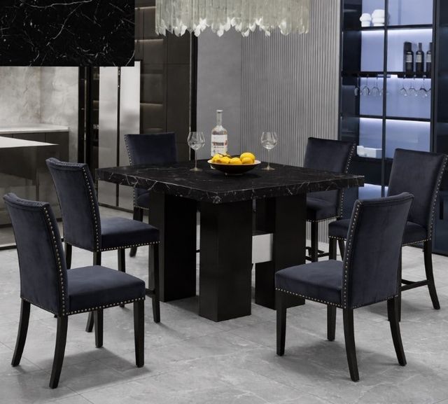 Global Furniture USA D04 7-Piece Black Occasional Table Set-1