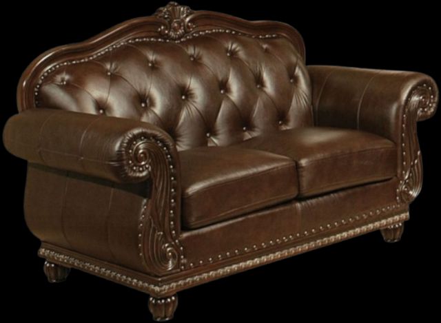 ACME Furniture Anondale Cherry/Espresso 70" Loveseat-0