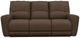 La-Z-Boy® Cassian Teak Power Reclining Sofa with Headrest and Lumbar-1