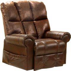 Catnapper® Stallworth Chestnut Power Lift Full Lay Out Chaise Recliner