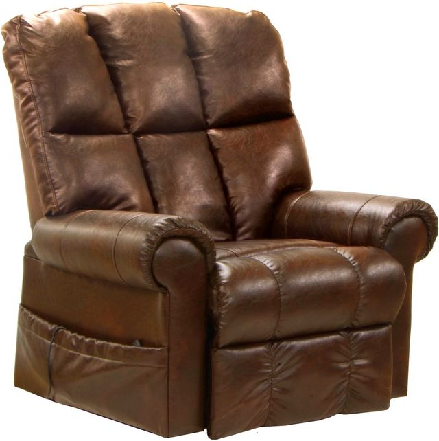 Catnapper® Stallworth Chestnut Power Lift Full Lay Out Chaise Recliner-0