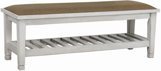Coaster® Franco Antique White Bench-0