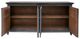 International Furniture Direct Capri Dark Blue Media Console-2