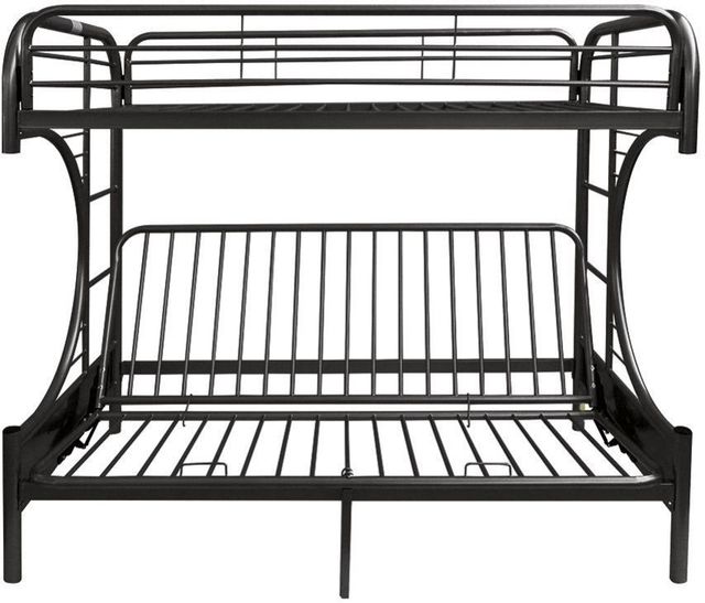 ACME Furniture Eclipse Black Youth Twin Over Full Futon Bunk Bed-3