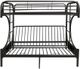 ACME Furniture Eclipse Black Youth Twin Over Full Futon Bunk Bed-3