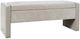Jofran Inc. Braun Gray Storage Bench-0
