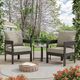 Furniture of America® Lotus 3-Piece Black/Light Brown Aluminum/Ceramic Patio Set-1