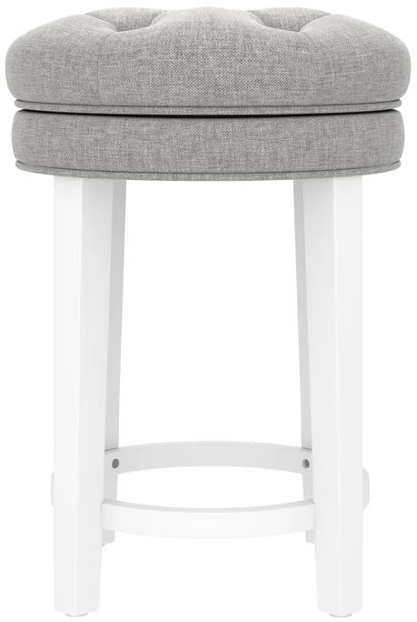 HH2 Home Halister Gray/White Counter Height Stool-1