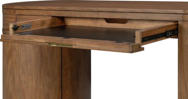 aspenhome® Caden Spiced Caramel 64'' Single Pedestal Desk-1