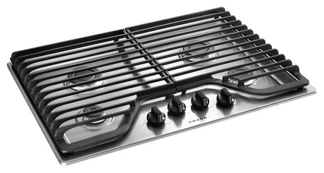 Amana® 30" Stainless Steel Gas Cooktop-3