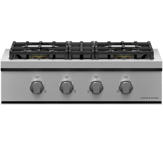 Fisher & Paykel Series 9 30" Stainless Steel Professional Natural Gas Rangetop-0