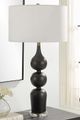 Uttermost® Caviar Matte Black Glaze Table Lamp-1