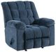 Homelegance® Baldwin Blue Rocker Manual Recliner-0