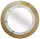 A & B Home Nolan Gold Ruffled Wall Mirror-0