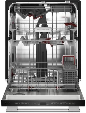 KitchenAid 24" PrintShield Stainless Steel 360 Max Jets Third Rack Top Control Built-In Dishwasher with Advanced ProDry System and Ultra-Bright LED Lighting KitchenAid 24" PrintShield Stainless Steel 360 Max Jets Third Rack Top Control Built-In Dishwasher with Advanced ProDry System and Ultra-Bright LED Lighting