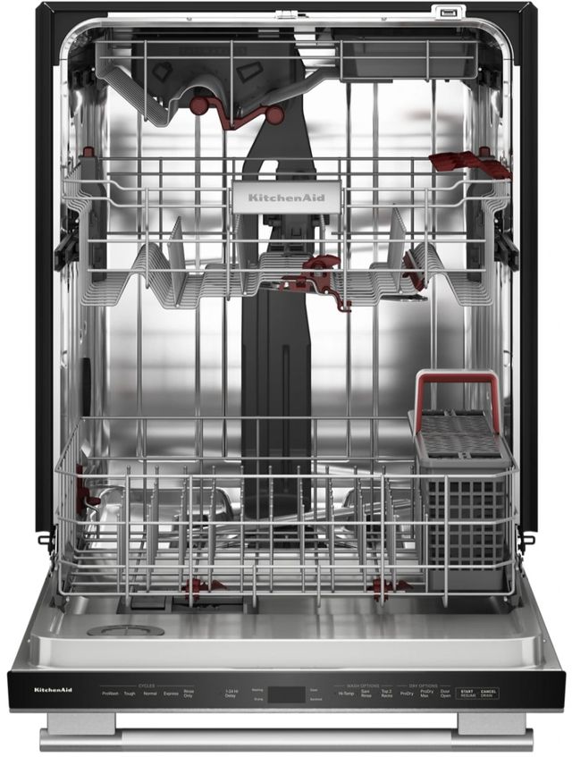 KitchenAid® 24" PrintShield™ Stainless Steel 360° Max Jets™ Third Rack Top Control Built-In Dishwasher with Advanced ProDry™ System and Ultra-bright LED Lighting-4