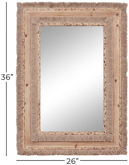 Deco Marche Brown 36" Wall Mirror-2
