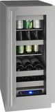 U-Line® 15" Stainless Steel Wine Cooler-0
