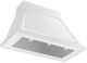 Ilve® Nostalgie II Noblesse 40" White Wall Mounted Range Hood with Chrome Trim-1