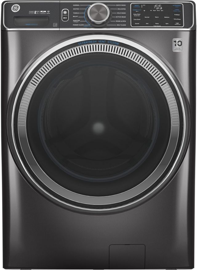 GE® 5.0 Cu. Ft. Diamond Gray Smart Front Load Washer